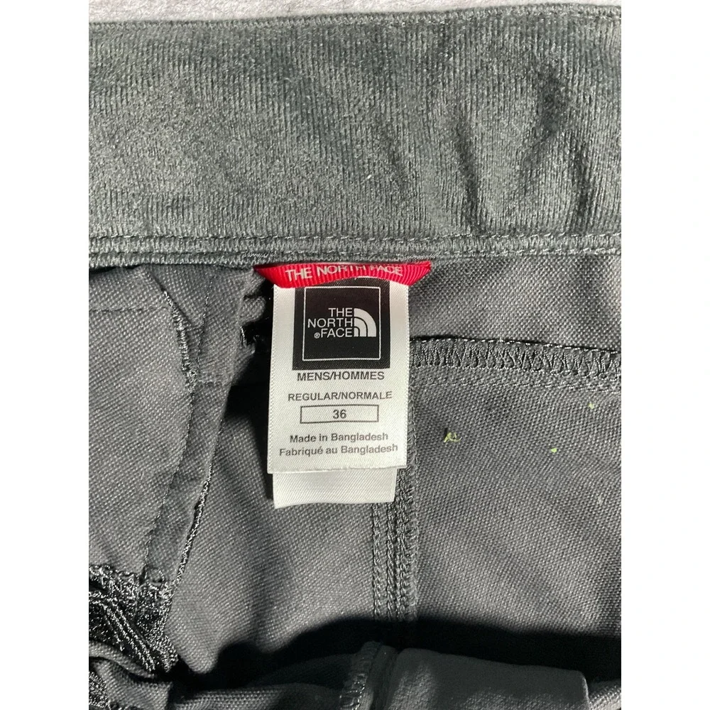 The North Face Mens Size 36X32 Gray Zip Cargo Hiking Pants Belted